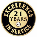Excellence In Service Pin - 21 years